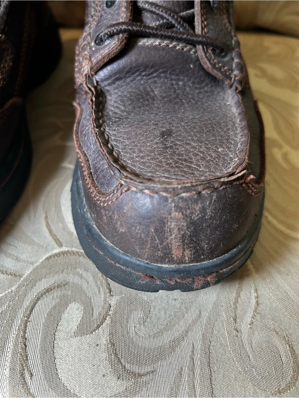 Redwing Irish Countryside Men's 8 Chukka Boots Brown Leather Weatherproof Shoes
